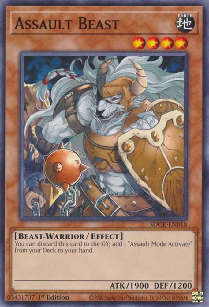Assault Beast (SDCK-EN018) - Common
