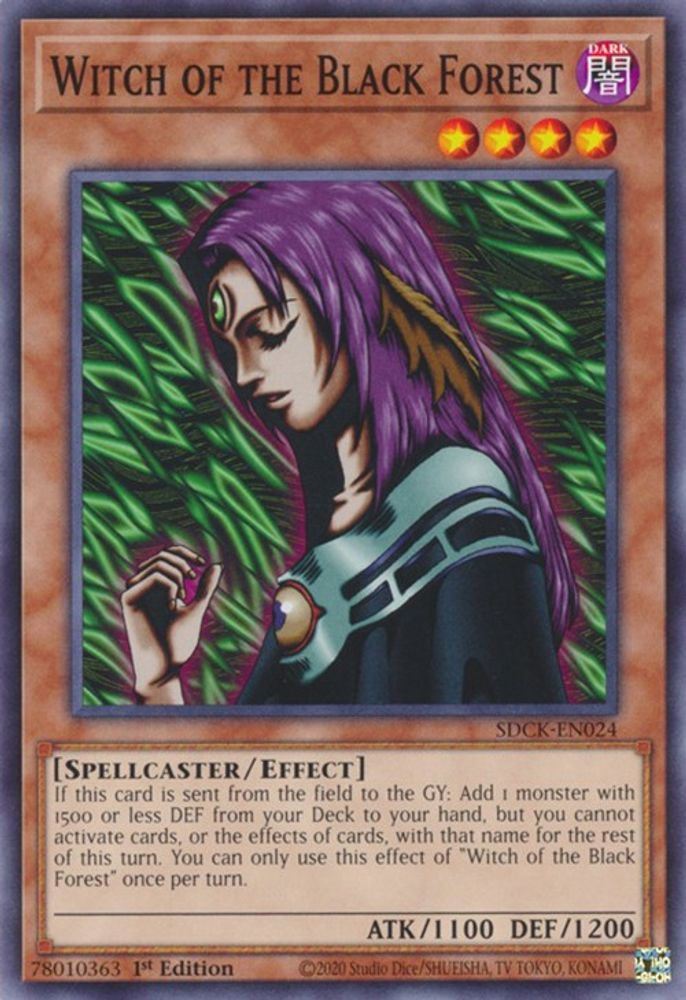 Witch of the Black Forest (SDCK-EN024) - Common