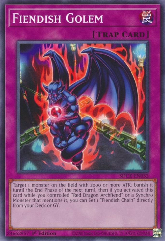 Fiendish Golem (SDCK-EN032) - Common