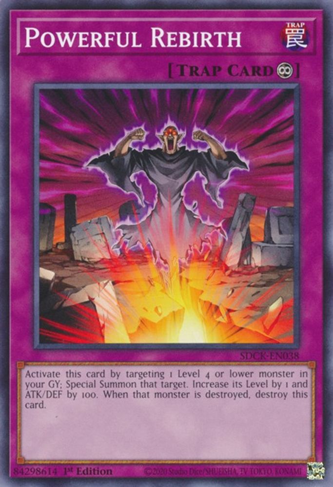 Powerful Rebirth (SDCK-EN038) - Common