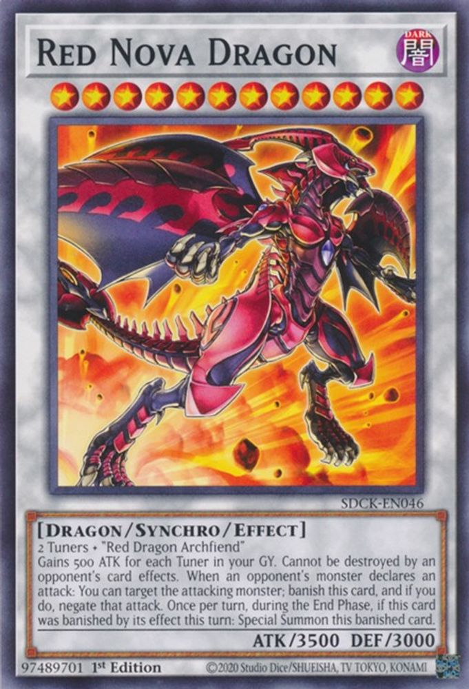 Red Nova Dragon (SDCK-EN046) - Common