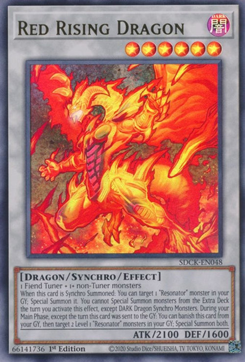 Red Rising Dragon (SDCK-EN048) - Ultra Rare