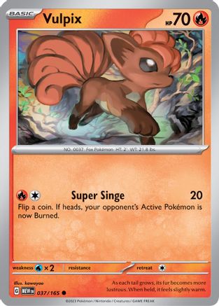 Vulpix 037  - Common
