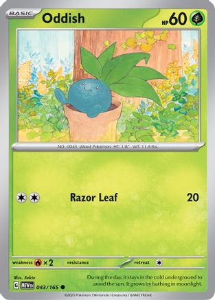 Oddish 043  - Common