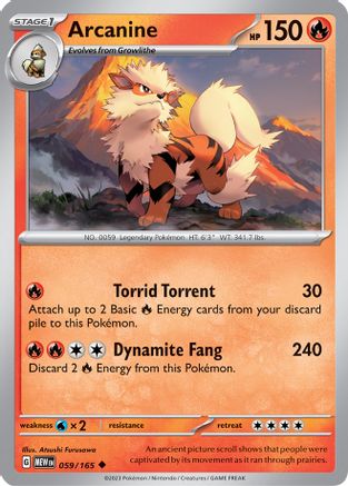 Arcanine 059  - Uncommon