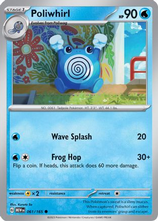 Poliwhirl 061/165  - Common