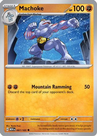 Machoke 067/165  - Uncommon