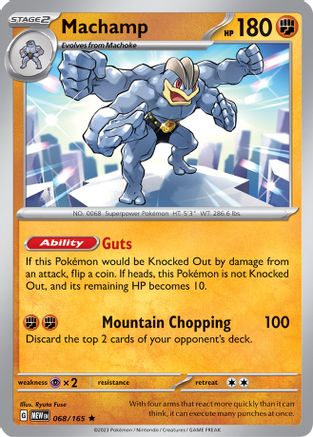 Machamp 068  - Holofoil - Rare