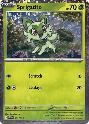Sprigatito 001  - Holofoil - Promo