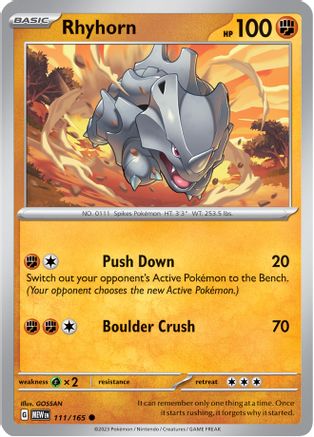 Rhyhorn 111  - Common