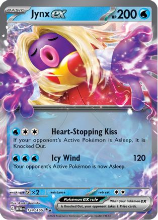 Jynx ex 124/165  - Holofoil - Double Rare