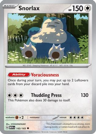 Snorlax 143  - Uncommon