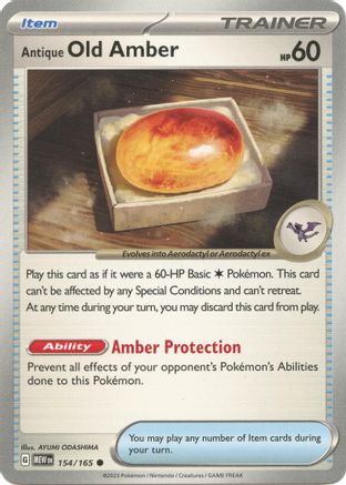 Antique Old Amber 154  - Common