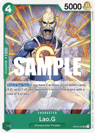 Lao.G (OP04-034) - Uncommon