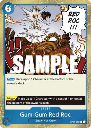 Gum-Gum Red Roc (OP04-056) - Rare