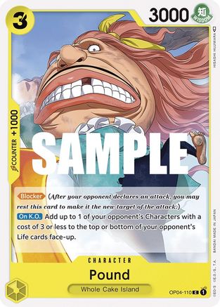 Pound (OP04-110) - Common