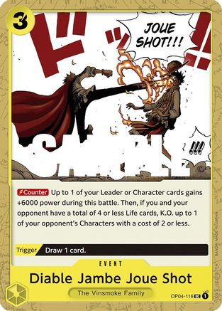 Diable Jambe Joue Shot (OP04-116) - Uncommon