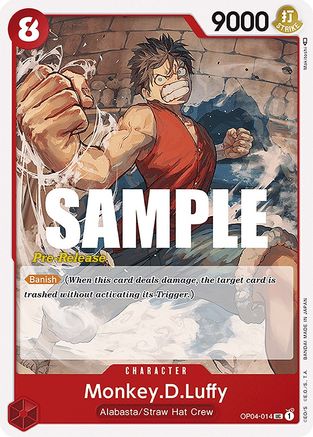 Monkey.D.Luffy (OP04-014) - Uncommon