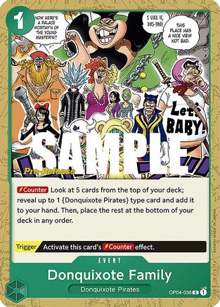 Famille Donquichotte [Cartes pré-lancement de Kingdoms of Intrigue] 