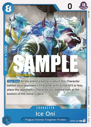 Ice Oni (OP04-047) - Common