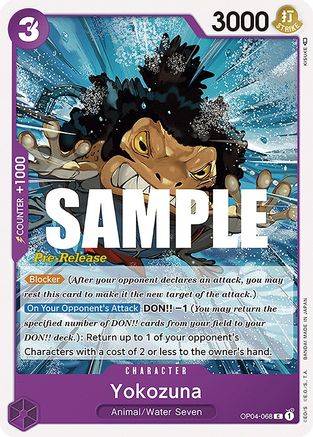 Yokozuna [Cartes pré-lancement de Kingdoms of Intrigue] 