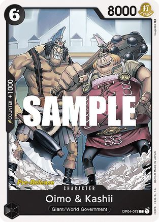 Oimo & Kashii (OP04-078) - Common