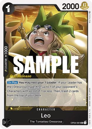 Leo (OP04-091) - Uncommon