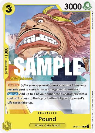 Pound (OP04-110) - Common