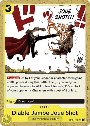 Diable Jambe Joue Shot (OP04-116) - Uncommon