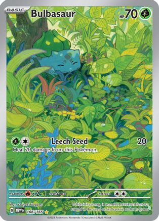 Bulbasaur 166/165  - Holofoil - Illustration Rare