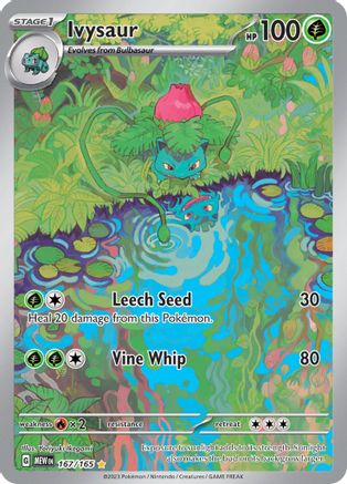 Ivysaur 167/165  - Holofoil - Illustration Rare