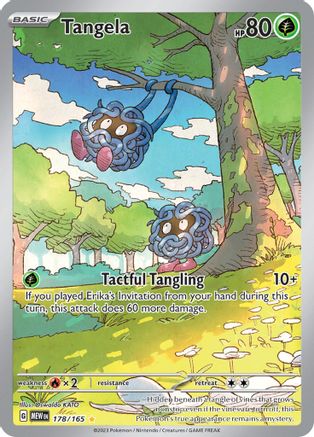Tangela 178/165  - Holofoil - Illustration Rare