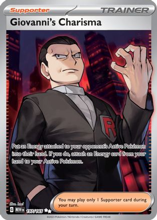 Giovanni's Charisma 197/165  - Holofoil - Ultra Rare