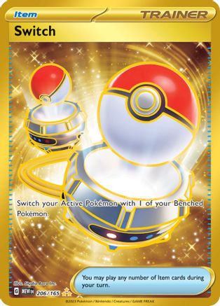 Switch 206/165  - Holofoil - Hyper Rare