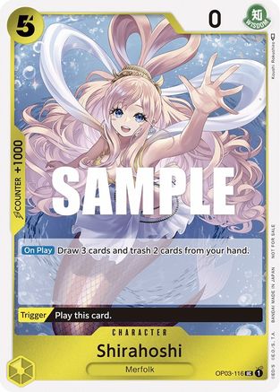 Shirahoshi (Dash Pack) (OP03-116) - Uncommon