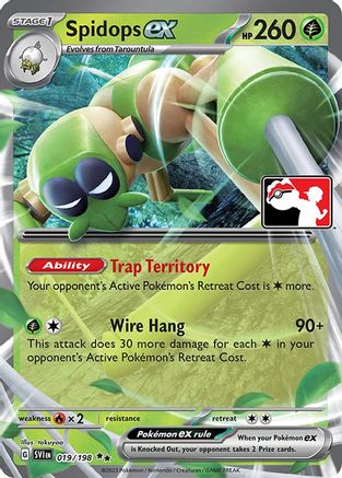 Spidops ex 019/198  - Holofoil - Double Rare