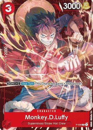 Monkey.D.Luffy - P-006 (Retail Promo) (P-006) - Promo