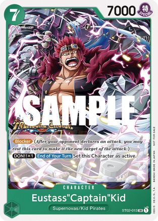 Eustass"Captain"Kid (Tournament Pack Vol. 5) (ST02-013) - Super Rare