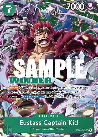 Eustass"Captain"Kid (Winner Pack Vol. 5) (ST02-013) - Super Rare