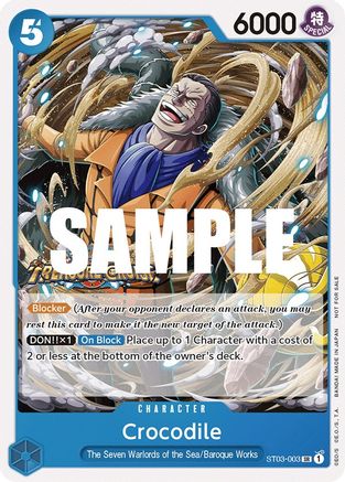 Crocodile (Tournament Pack Vol. 5) (ST03-003) - Super Rare