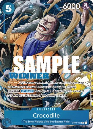Crocodile (Winner Pack Vol. 5) (ST03-003) - Super Rare