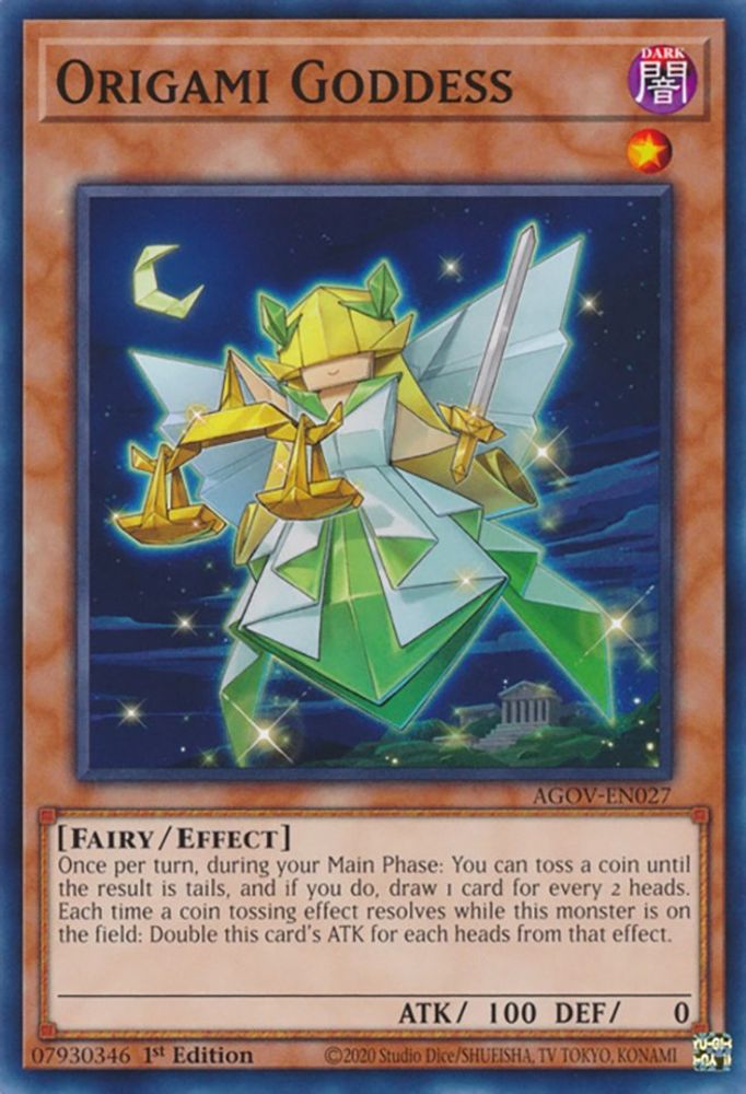 Origami Goddess (AGOV-EN027) - Common