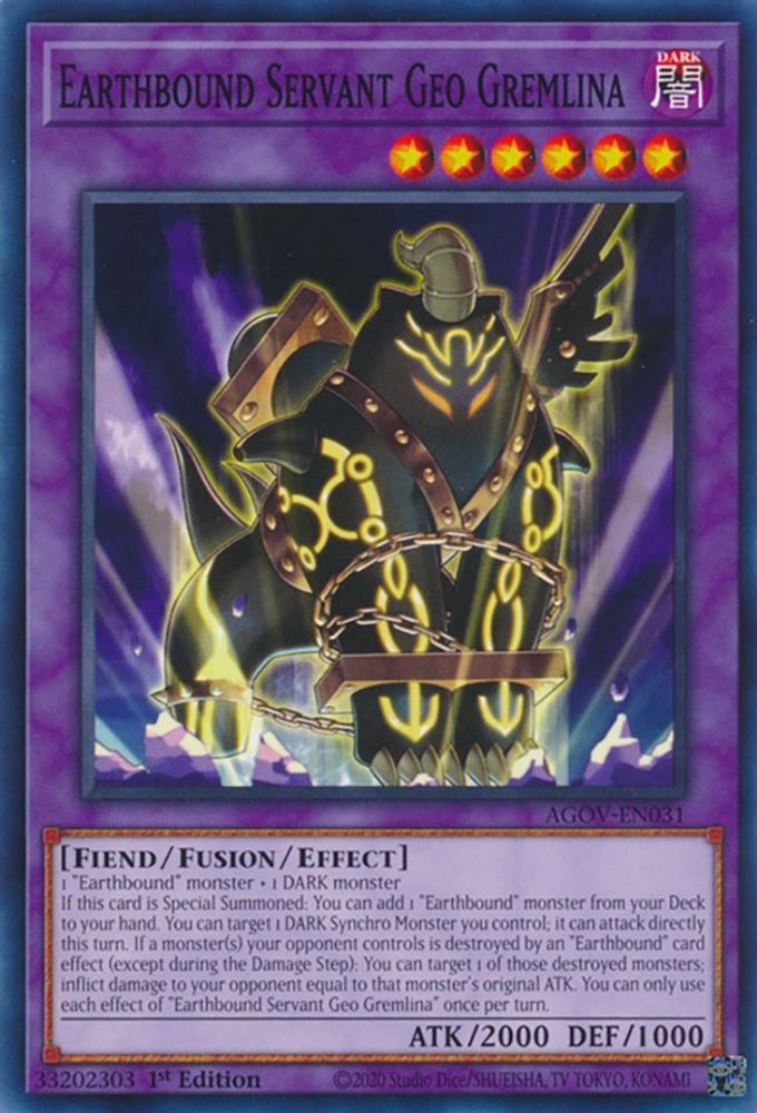 Earthbound Servant Geo Gremlina (AGOV-EN031) - Common