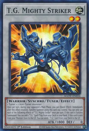 T.G. Mighty Striker [AGOV-EN034] Super Rare