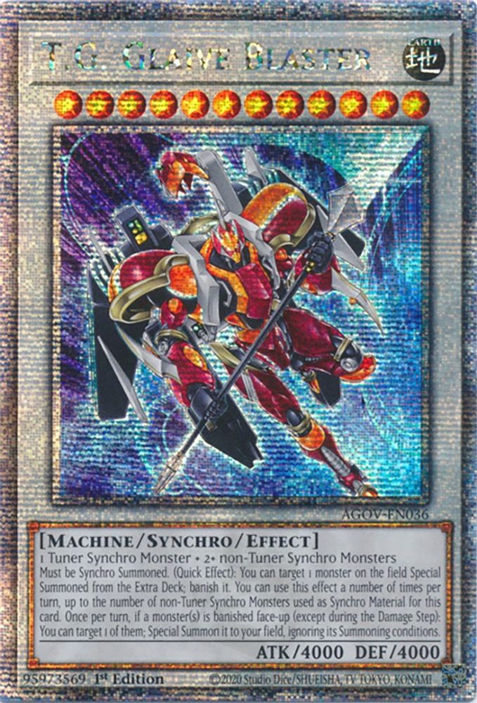 TG Glaive Blaster (Quart de siècle secret rare) [AGOV-EN036] Quart de siècle secret rare 