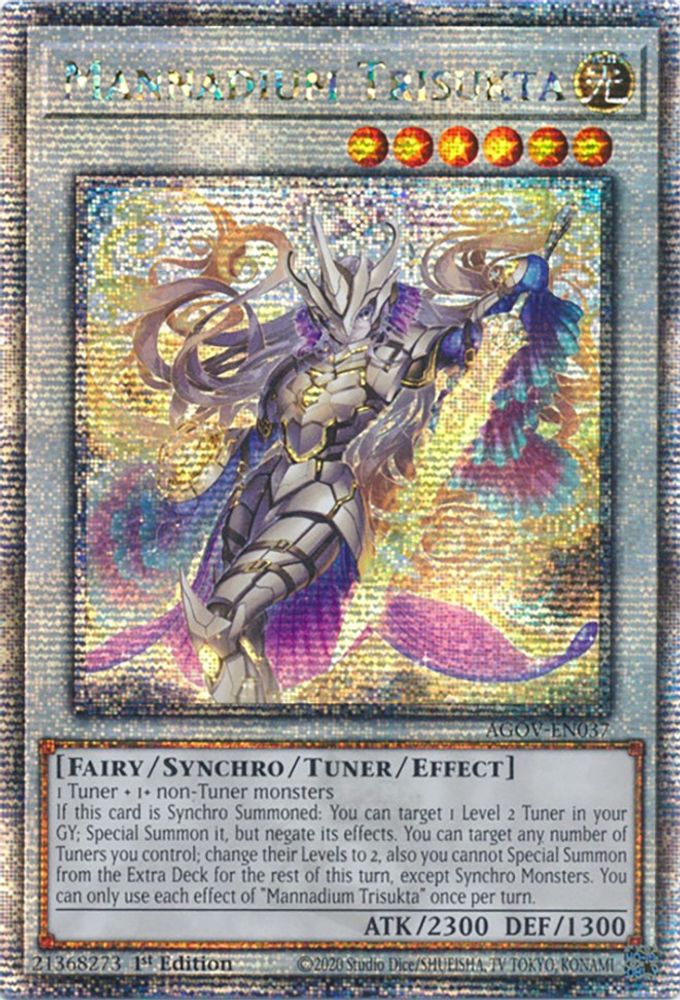 Mannadium Trisukta (Quart de siècle secret rare) [AGOV-EN037] Quart de siècle secret rare 