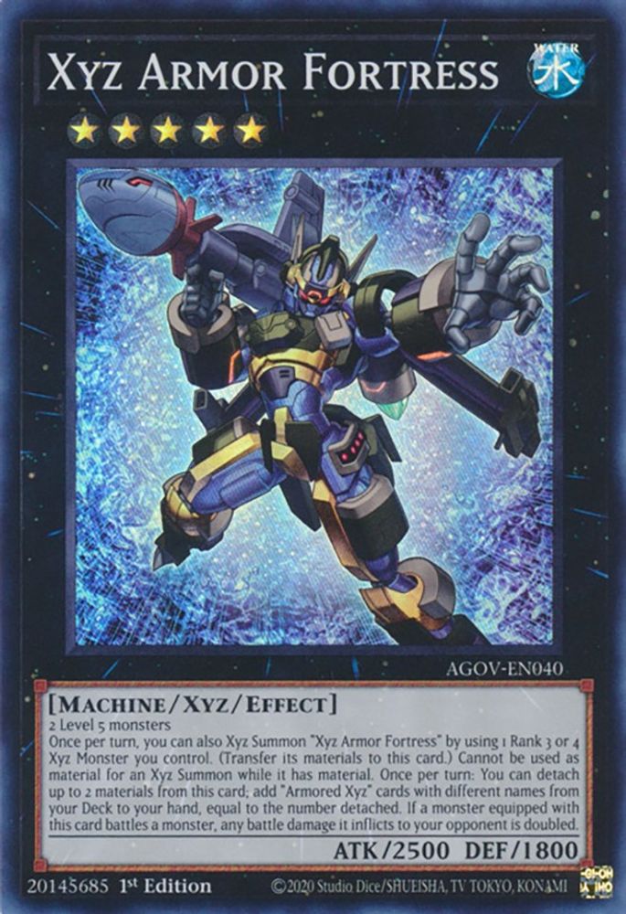 Xyz Armor Fortress (AGOV-EN040) - Super Rare
