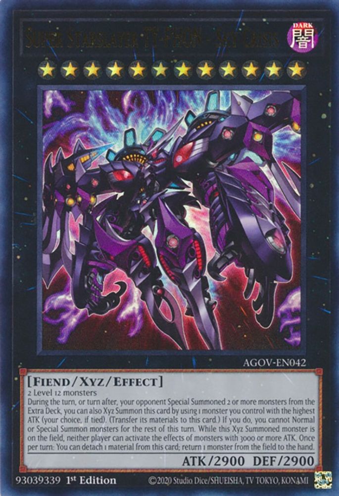 Super Starslayer TY-PHON - Sky Crisis (AGOV-EN042) - Ultra Rare