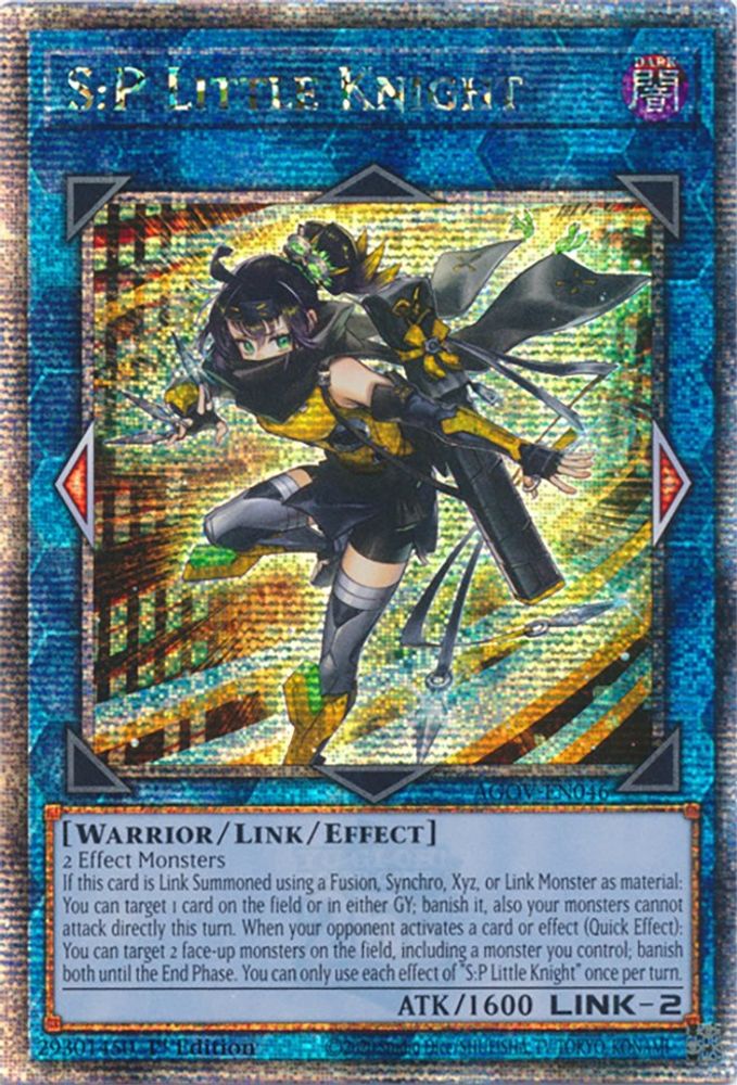 S:P Little Knight (Quarter Century Secret Rare) (AGOV-EN046) - Quarter Century Secret Rare