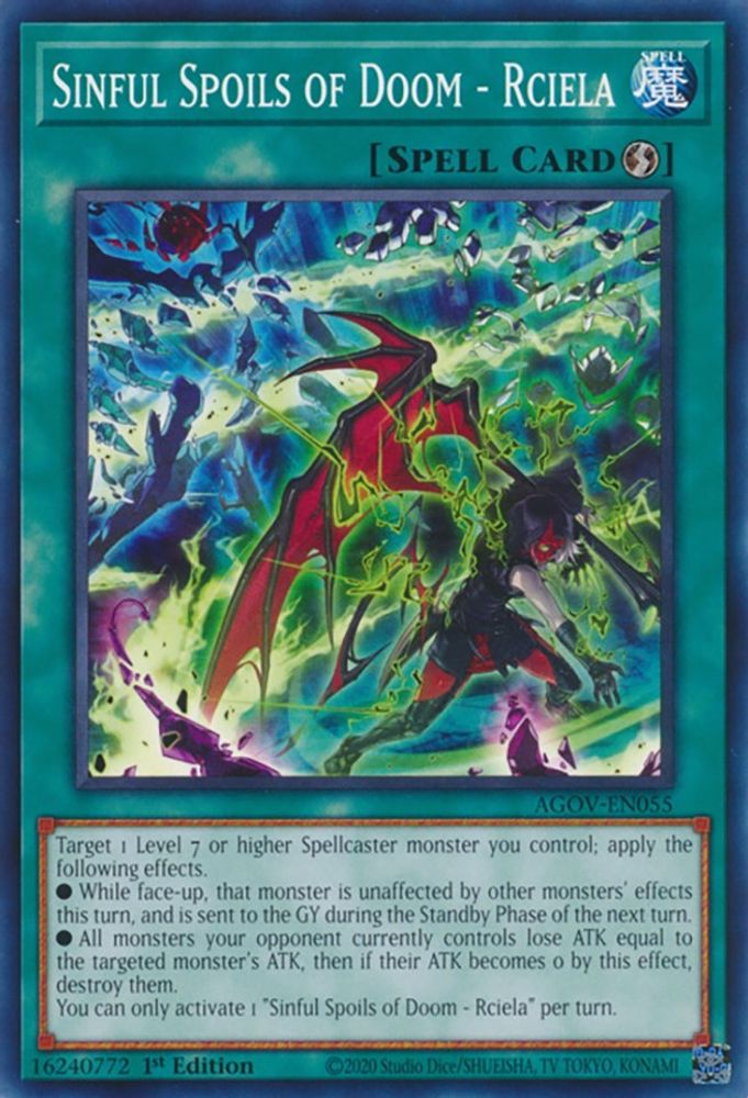 Sinful Spoils of Doom - Rciela (AGOV-EN055) - Common